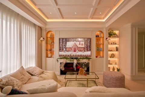 Căn hộ duplex 165 m2 kết hợp tinh thần đồng quê và hiện đại